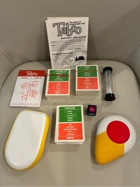 Taboo Party Game The game of unspeakable fun - Missing card tray